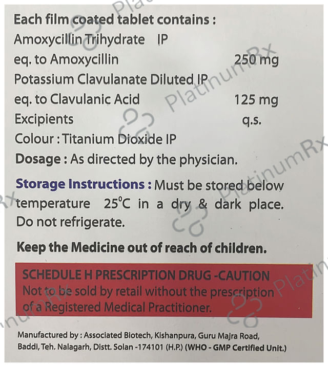 Clocxy 375 Tablet