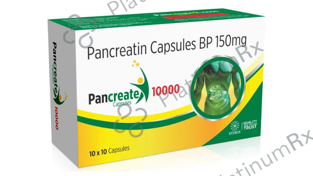 Pancreate 10000 Capsule 10s