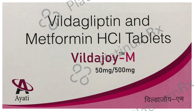 Vildajoy-M 500mg/50mg Tablet