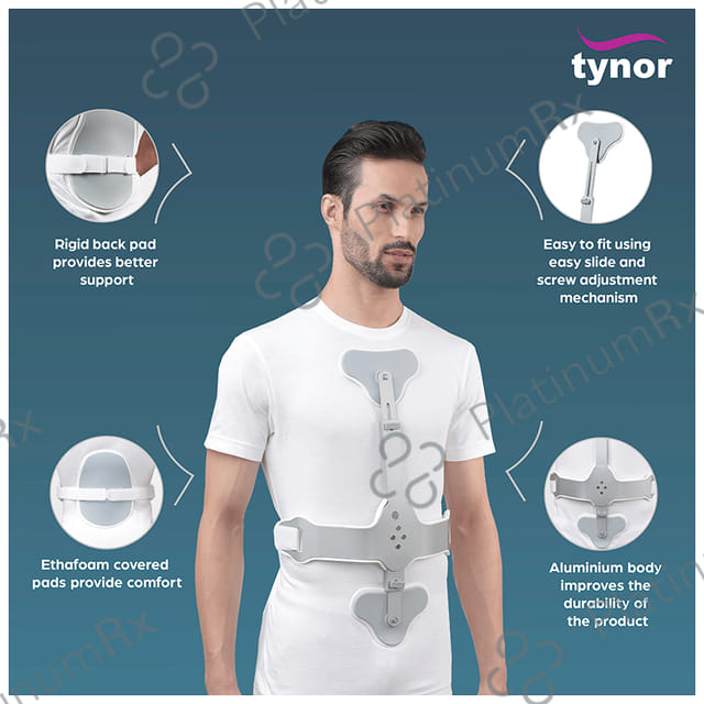 Tynor A-12 Ash Brace (Hyper Extension Brace) Large