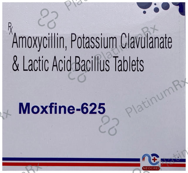 Moxfine 625 Tablet