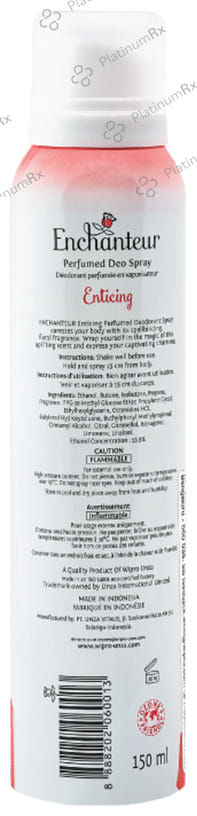 Enchanteur Perfumed Deo Spray Enticing
