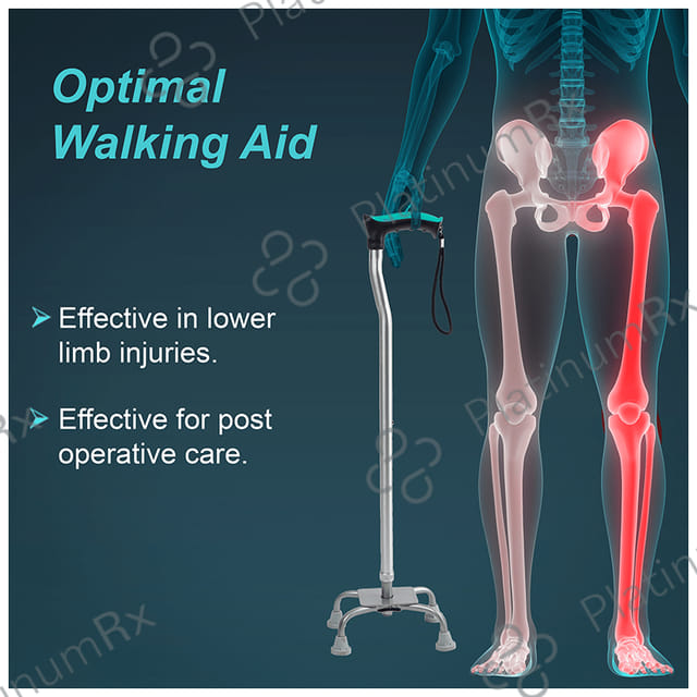 Tynor L12 Walking Stick Quadripod Universal 1s