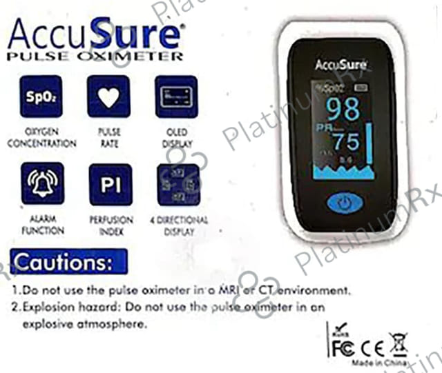 AccuSure YK011 Fingertip Pulse Oximeter
