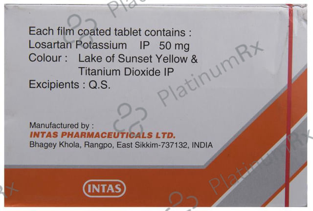 Losartas 50mg Tablet 15s