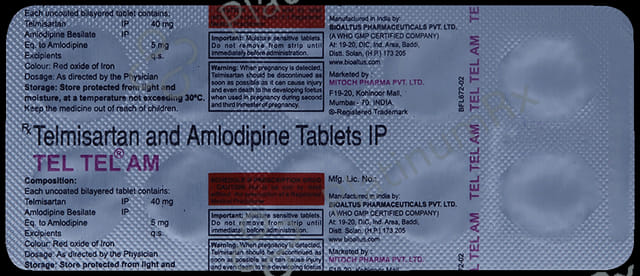 Teltel AM 40mg/5mg Tablet