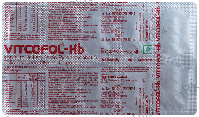 Vitcofol HB Capsule 10s