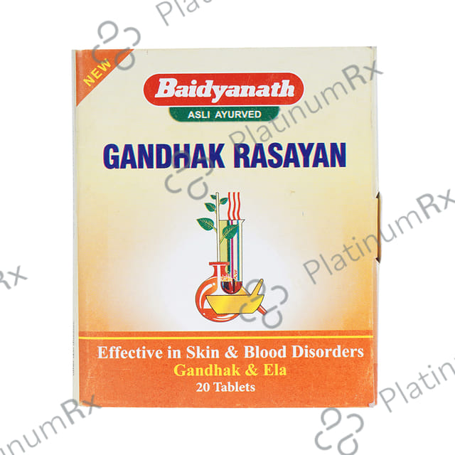 Baidyanath (Jhansi) Gandhak Rasayan Tablet