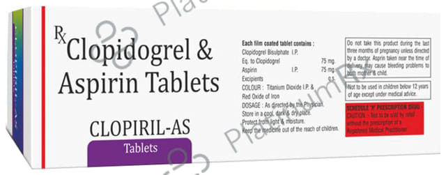 Clopiril AS 75/75mg Tablet 10s