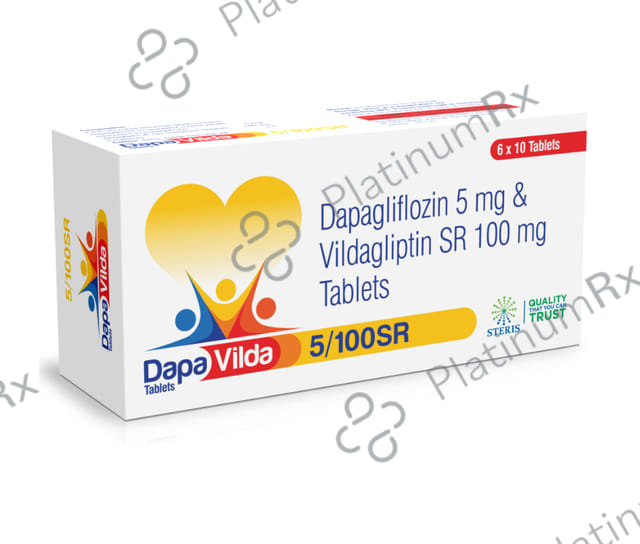 Dapa Vilda 5/100mg Tablet SR 10