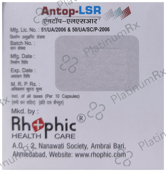 Antop LSR 75/40mg Capsule 10s