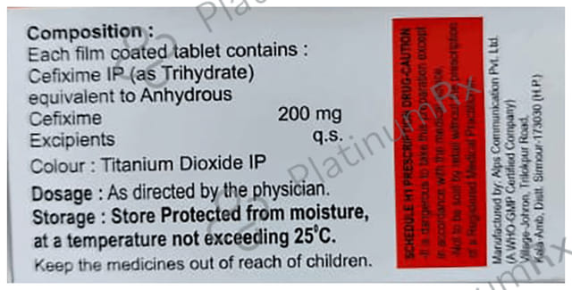 Cifimag 200mg Tablet DT