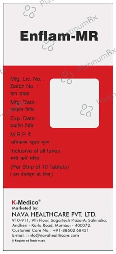 Enflam MR 250 mg/50 mg/325 mg Tablet 10s