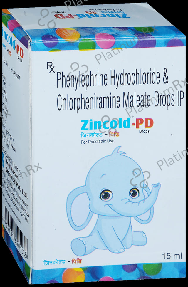 Zincold PD 2/2.5mg Oral Drops 15ml