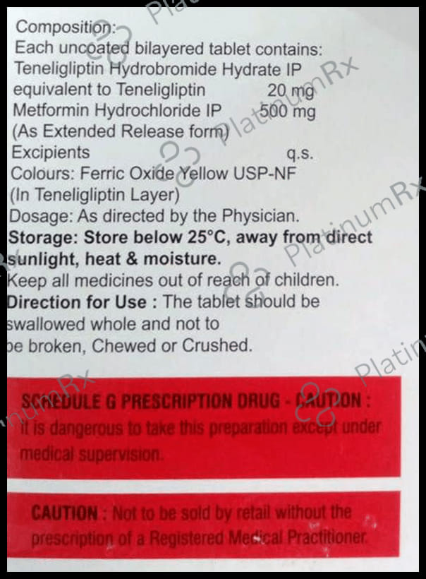 Teny M 500 Tablet ER