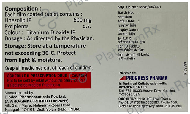 Romalid 600mg Tablet 10s