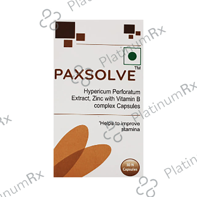 Paxsolve with Zinc & Vitamin B Complex for Stamina Capsule 30s