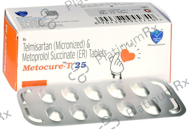 Metocure T 25 Tablet ER 10s