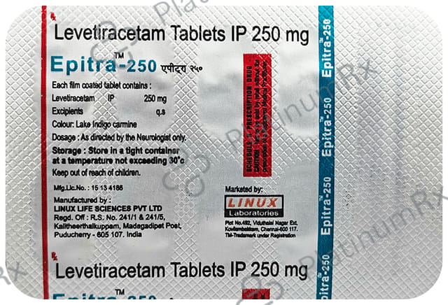 Epitra 250mg Tablet 10s