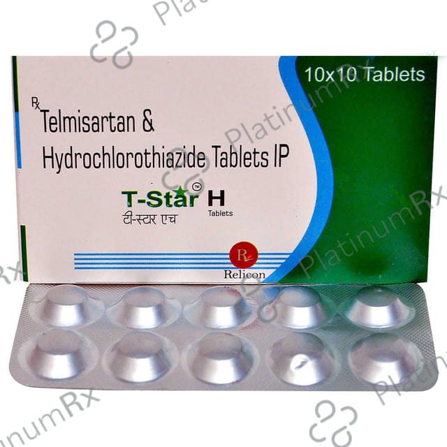 T Star H 40/12.5mg Tablet 10s