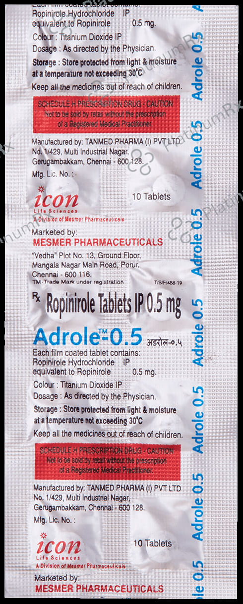Adrole 0.5mg Tablet 10s