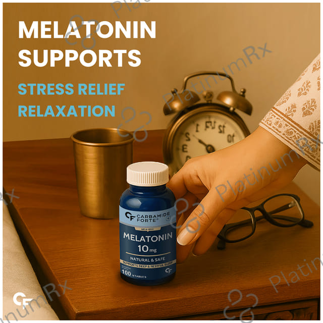 Carbamide Forte Melatonin 10mg Sleep Supplement Vegetarian Tablet