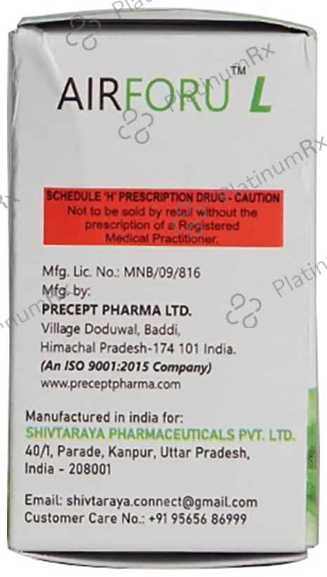 Airforu L DPI 40/0.1mcg Capsule 30s