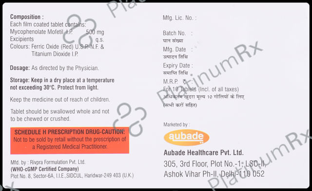 Myphenolet 500 Tablet