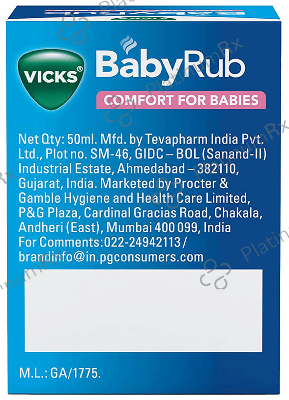 Vicks BabyRub Balm 50ml