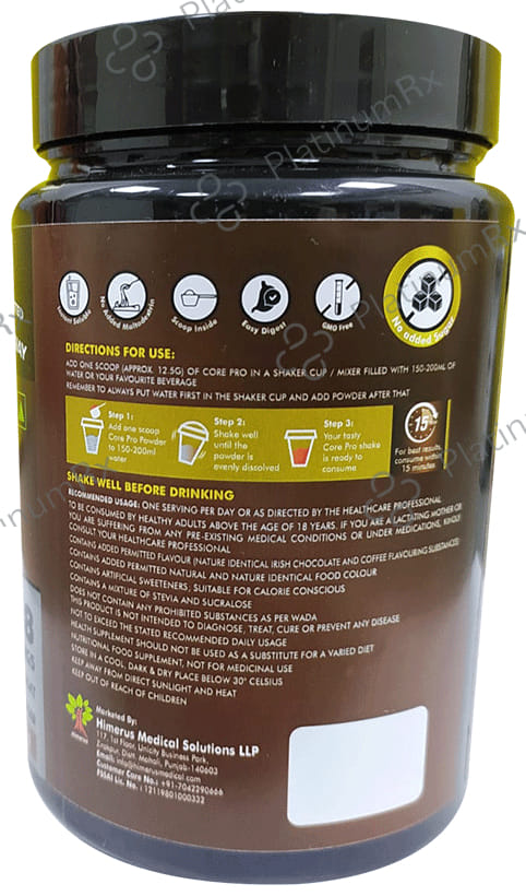 Core Pro Whey Protein Coffee Flavour Powder 200gm