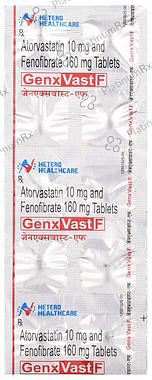 Genxvast F 10/160mg Tablet 10s
