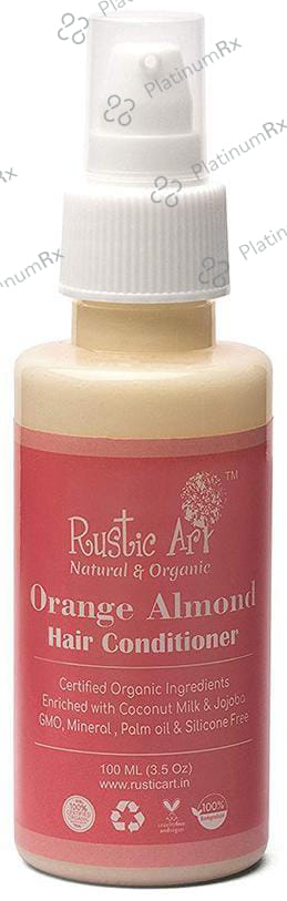 Rustic Art Natural & Organic Hair Conditioner Orange Almond