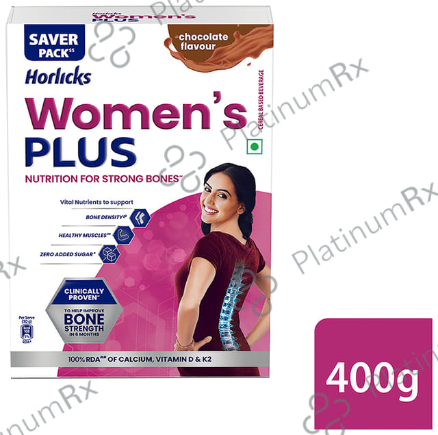 Horlicks Womens Plus Chocolate Flavour 400gm