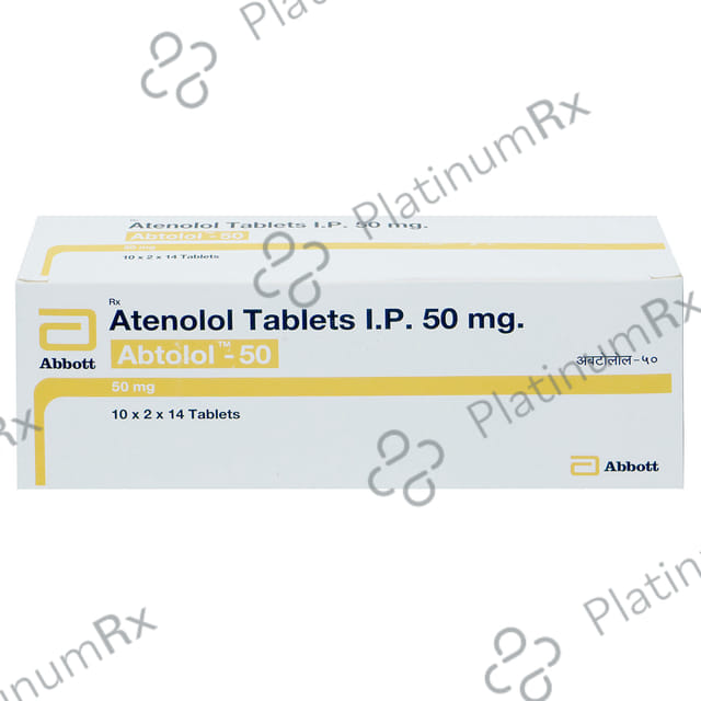 Abtolol 50mg Tablet 14s