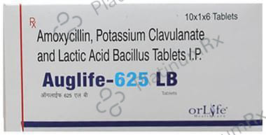 Auglife 625mg/60M Tablet 6s