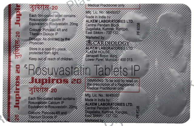 Jupiros 20mg Tablet 15s