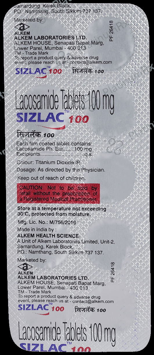 Sizlac 100mg Tablet