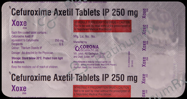 Xoxe 250mg Tablet 10s