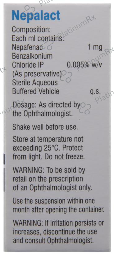 Nepalact 0.1% Eye Drop 5ml