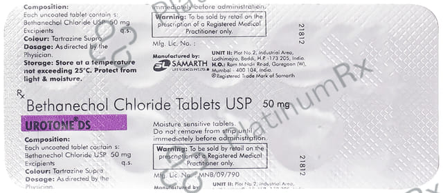 Urotone DS 50mg Tablet 10s