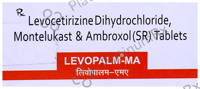 Levopalm MA 75/5/10mg Tablet SR 10s