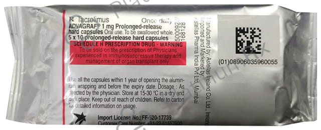 Advagraf 1mg Capsule PR 5X10s