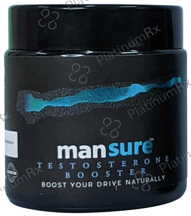 Mansure Testosterone Booster with Gokhru, Safed Musli, Ashwagandha & Kaunj Beej - Capsule