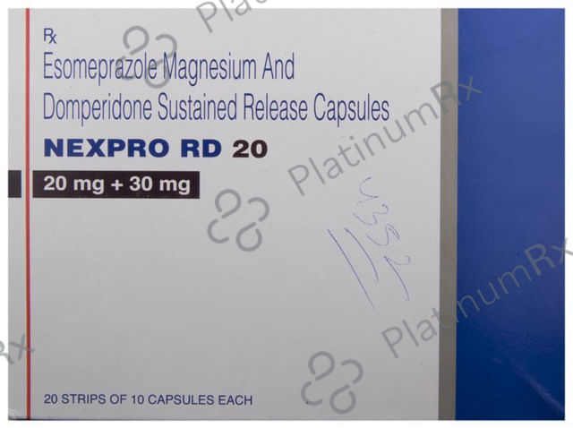 Nexpro RD 30/20mg SR Capsule 10s