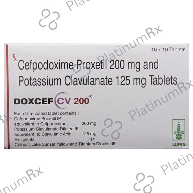 Doxcef CV 200/125mg Tablet 10s