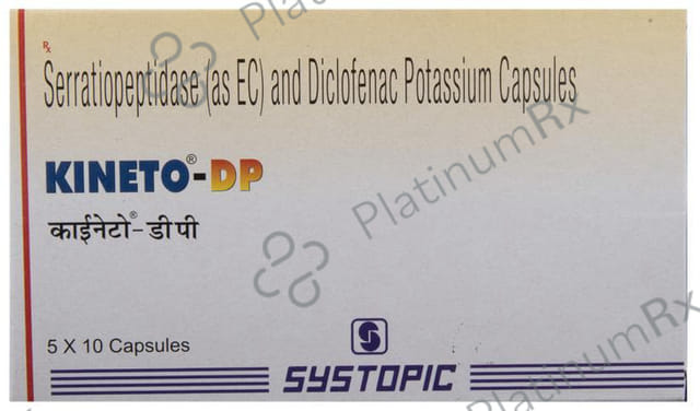 Kineto Dp 50/15mg Capsule 10s