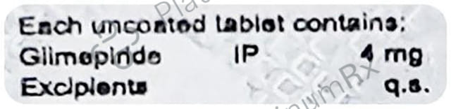 Glimibrit 4mg Tablet 15s
