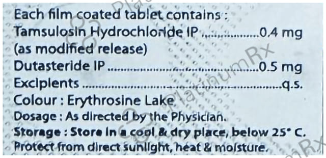 Tamsiflo D 0.4/0.5mg Tablet 10s