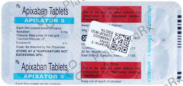Apixator 5mg Tablet 10s