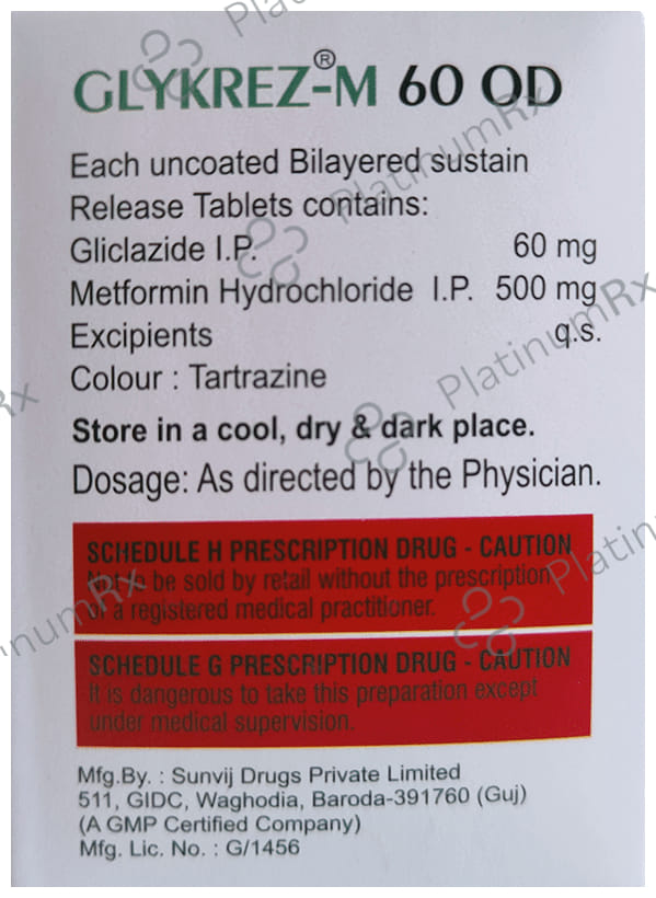 Glykrez-M 60 OD Tablet